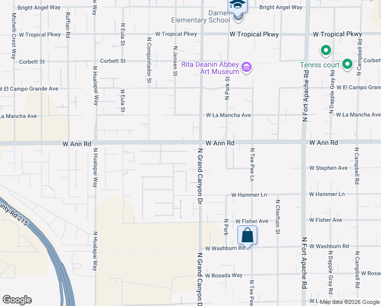 map of restaurants, bars, coffee shops, grocery stores, and more near 5565 North Grand Canyon Drive in Las Vegas