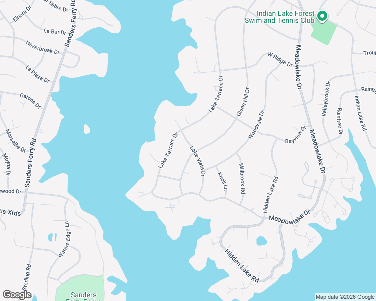 map of restaurants, bars, coffee shops, grocery stores, and more near 271 Lake Terrace Drive in Hendersonville