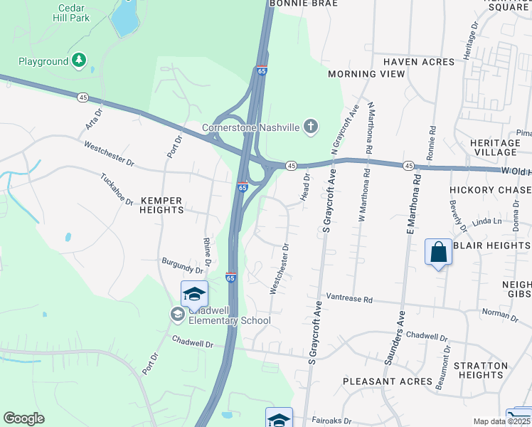 map of restaurants, bars, coffee shops, grocery stores, and more near 109 Holiday Dr in Madison