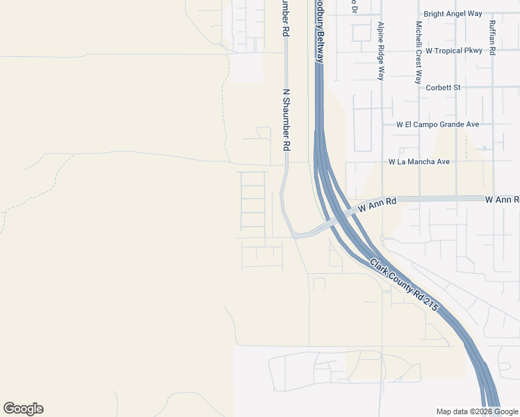 map of restaurants, bars, coffee shops, grocery stores, and more near 5639-5667 North Shaumber Road in Las Vegas