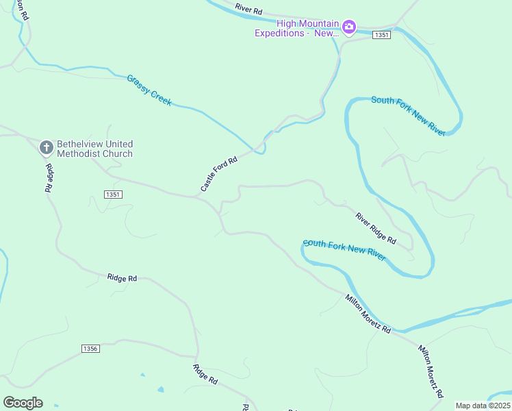 map of restaurants, bars, coffee shops, grocery stores, and more near 822-936 River Ridge in Boone