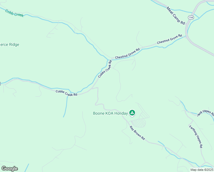 map of restaurants, bars, coffee shops, grocery stores, and more near 1726 Ray Brown Road in Boone