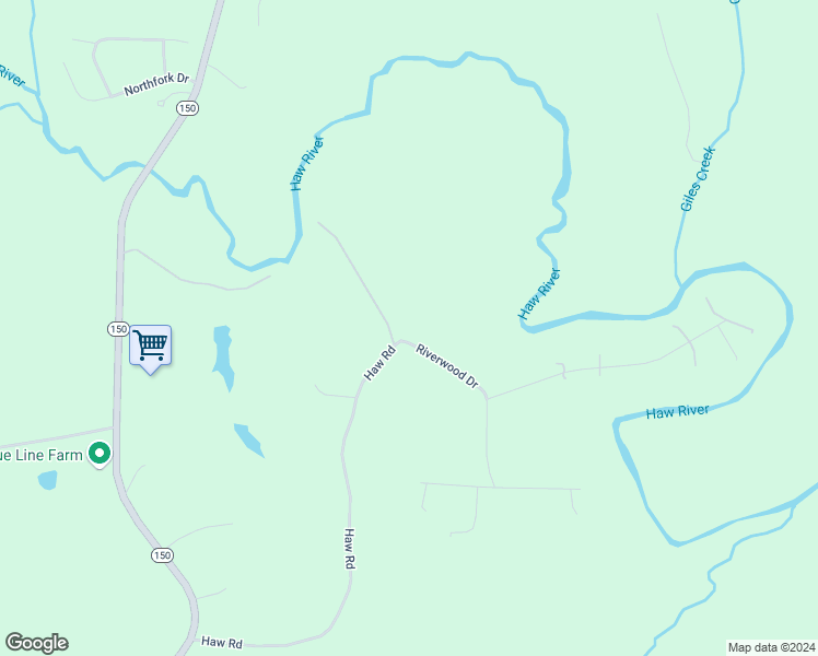 map of restaurants, bars, coffee shops, grocery stores, and more near 641 Haw Road in Browns Summit