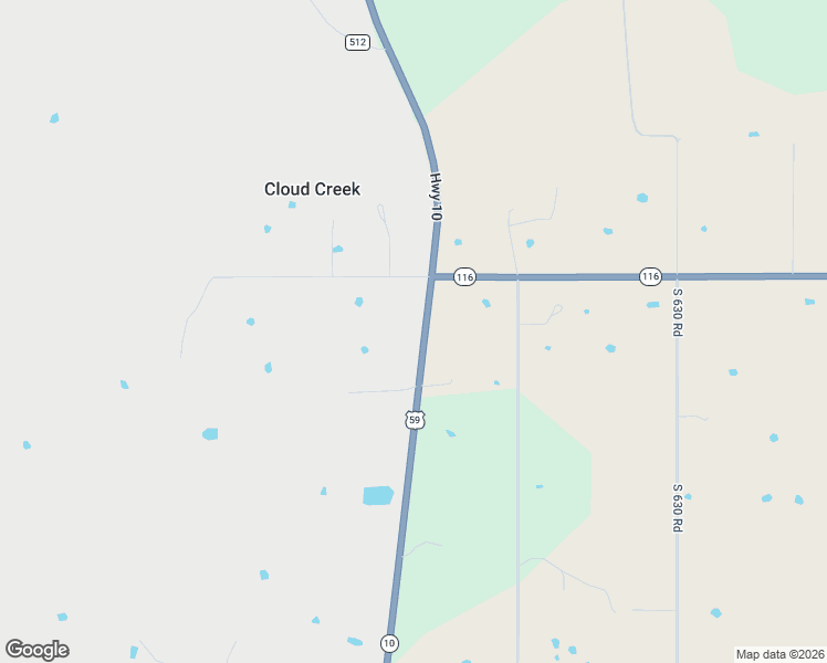 map of restaurants, bars, coffee shops, grocery stores, and more near 56311 U.S. 59 in Colcord