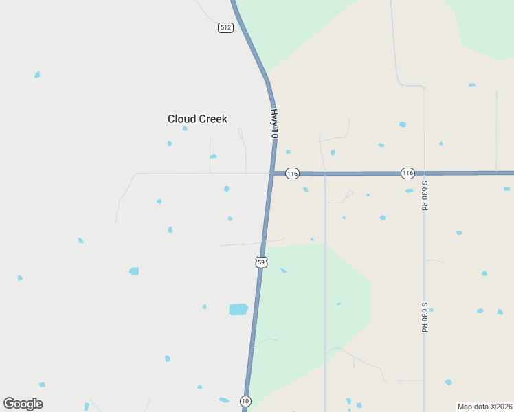 map of restaurants, bars, coffee shops, grocery stores, and more near 56311 U.S. 59 in Colcord