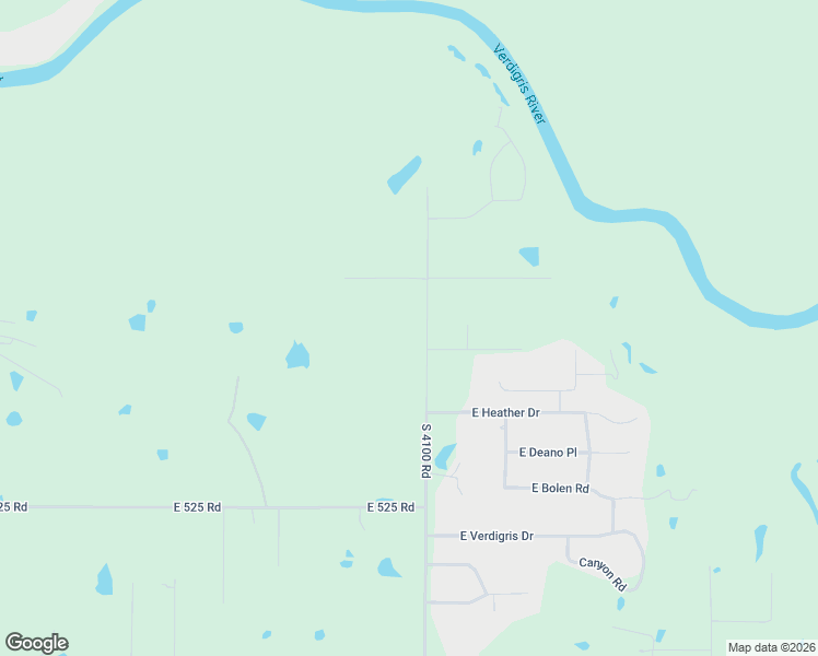 map of restaurants, bars, coffee shops, grocery stores, and more near 24138 South 4100 Road in Claremore