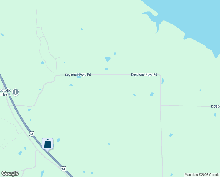 map of restaurants, bars, coffee shops, grocery stores, and more near 69590 East 5200 Road in Cleveland