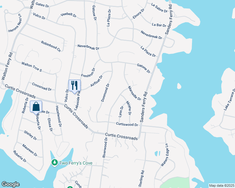 map of restaurants, bars, coffee shops, grocery stores, and more near 229 Riverwood Drive in Hendersonville