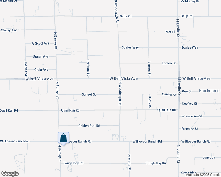 map of restaurants, bars, coffee shops, grocery stores, and more near 2580 Sunset Street in Pahrump