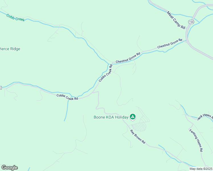 map of restaurants, bars, coffee shops, grocery stores, and more near 1726 Ray Brown Road in Boone
