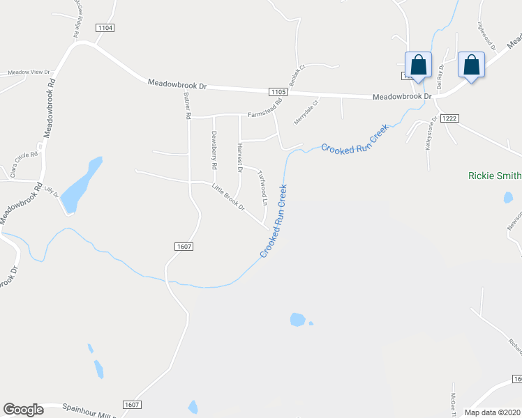 map of restaurants, bars, coffee shops, grocery stores, and more near 209 Turfwood Lane in King