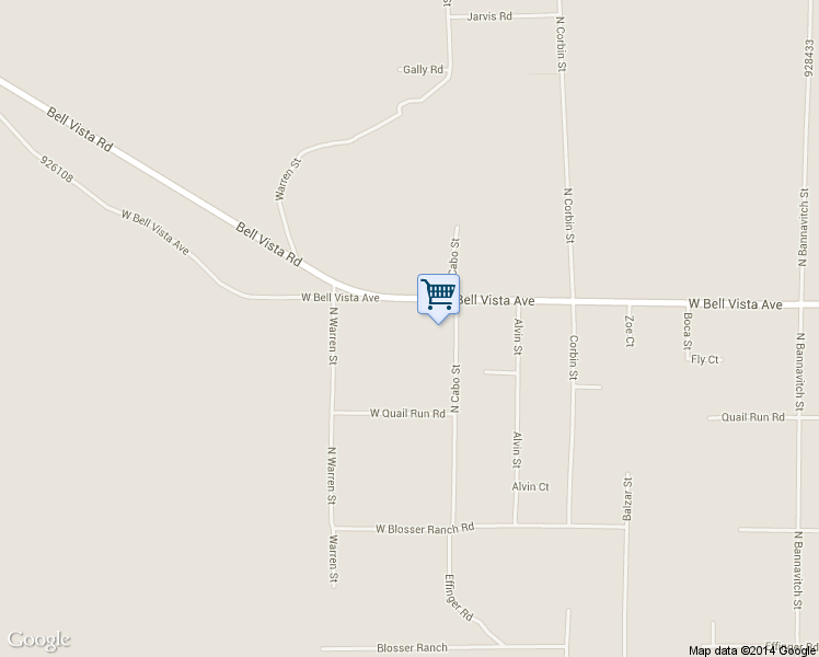 map of restaurants, bars, coffee shops, grocery stores, and more near 4831 West Bell Vista Avenue in Pahrump