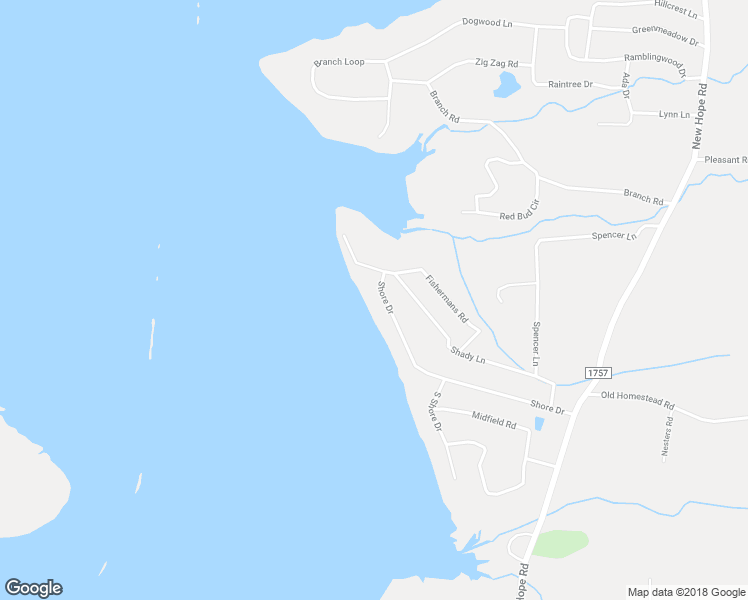map of restaurants, bars, coffee shops, grocery stores, and more near 591 Shore Drive in Big Sandy