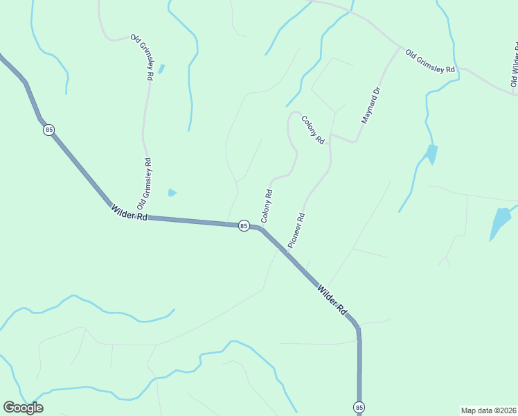 map of restaurants, bars, coffee shops, grocery stores, and more near 1011 Colony Road in Grimsley