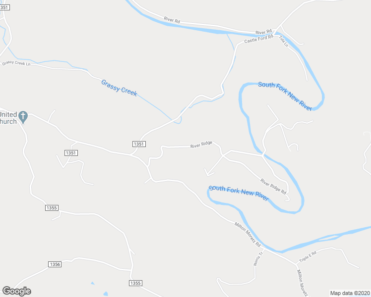 map of restaurants, bars, coffee shops, grocery stores, and more near 368 River Ridge Road in Boone