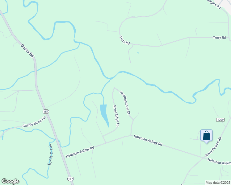 map of restaurants, bars, coffee shops, grocery stores, and more near 422 River Ridge Lane in Timberlake