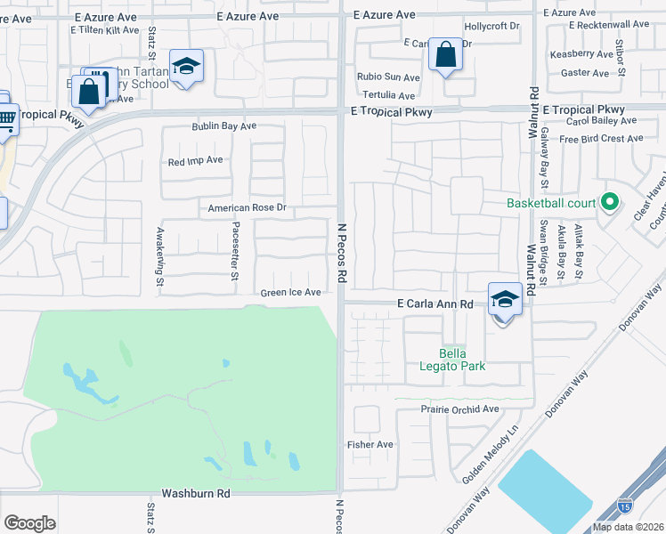map of restaurants, bars, coffee shops, grocery stores, and more near 5617 Grandmother Hat Street in North Las Vegas