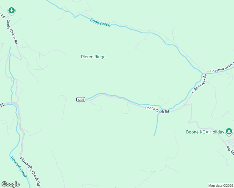 map of restaurants, bars, coffee shops, grocery stores, and more near 987 Cobbs Creek Road in Boone