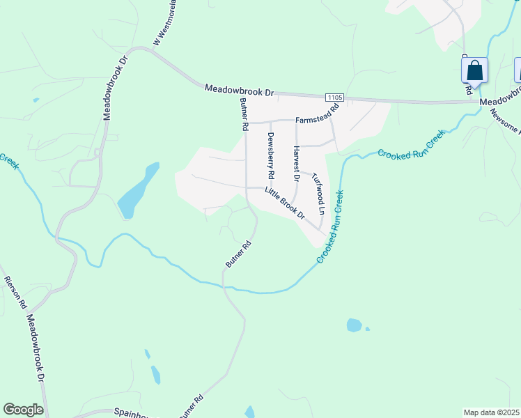 map of restaurants, bars, coffee shops, grocery stores, and more near 301 Butner Road in Tobaccoville