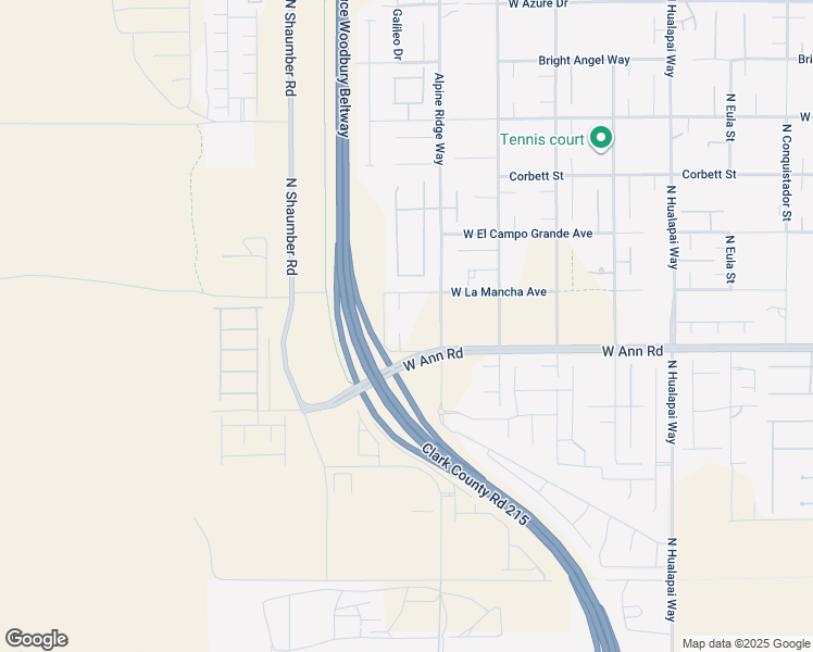 map of restaurants, bars, coffee shops, grocery stores, and more near 10470 West Ann Road in Las Vegas