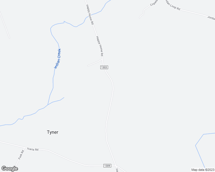 map of restaurants, bars, coffee shops, grocery stores, and more near in Tyner