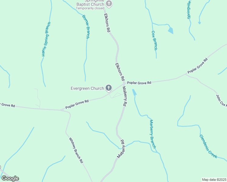 map of restaurants, bars, coffee shops, grocery stores, and more near Poplar Grove Road in Henry County