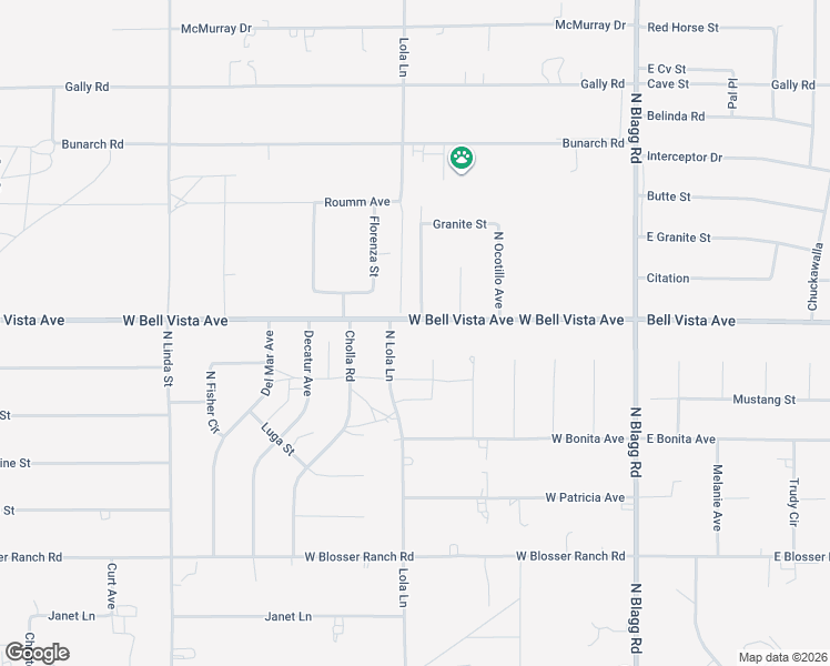 map of restaurants, bars, coffee shops, grocery stores, and more near 471 West Bell Vista Avenue in Pahrump