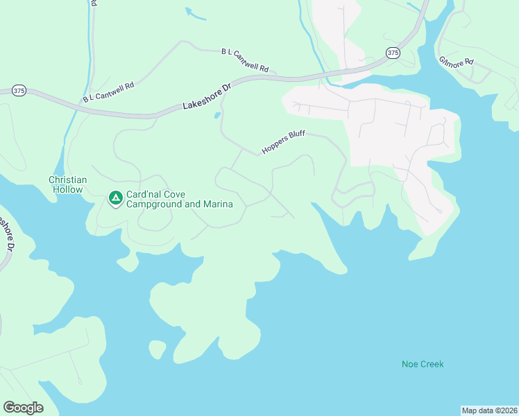 map of restaurants, bars, coffee shops, grocery stores, and more near 412 Tumbleweed Trail in Rutledge