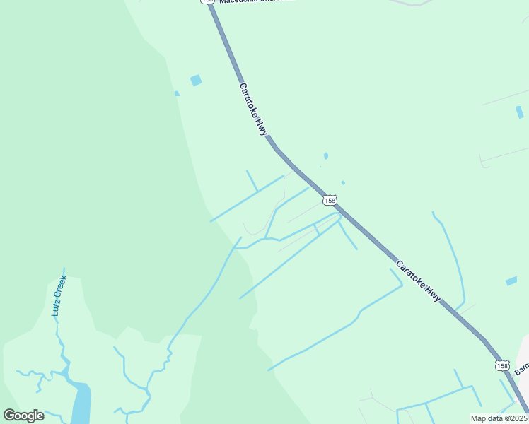map of restaurants, bars, coffee shops, grocery stores, and more near 5978 Caratoke Highway in Poplar Branch