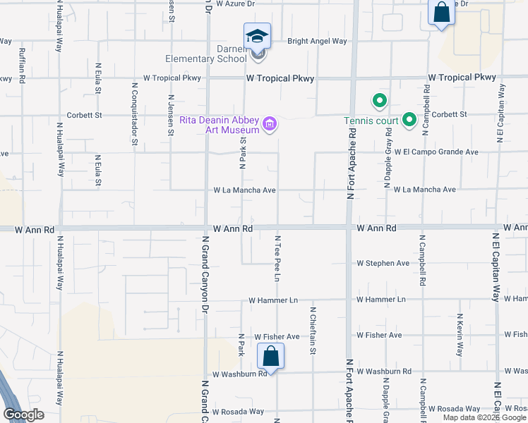 map of restaurants, bars, coffee shops, grocery stores, and more near in Las Vegas