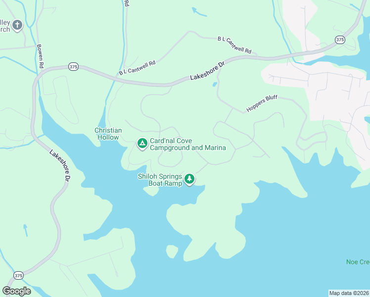 map of restaurants, bars, coffee shops, grocery stores, and more near 174 Cow Poke Lane in Rutledge