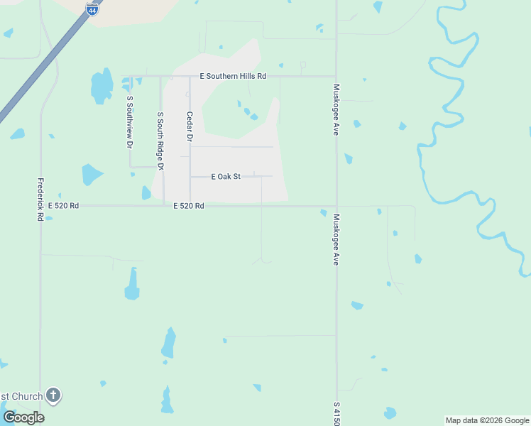 map of restaurants, bars, coffee shops, grocery stores, and more near 11799 East 520 Road in Claremore