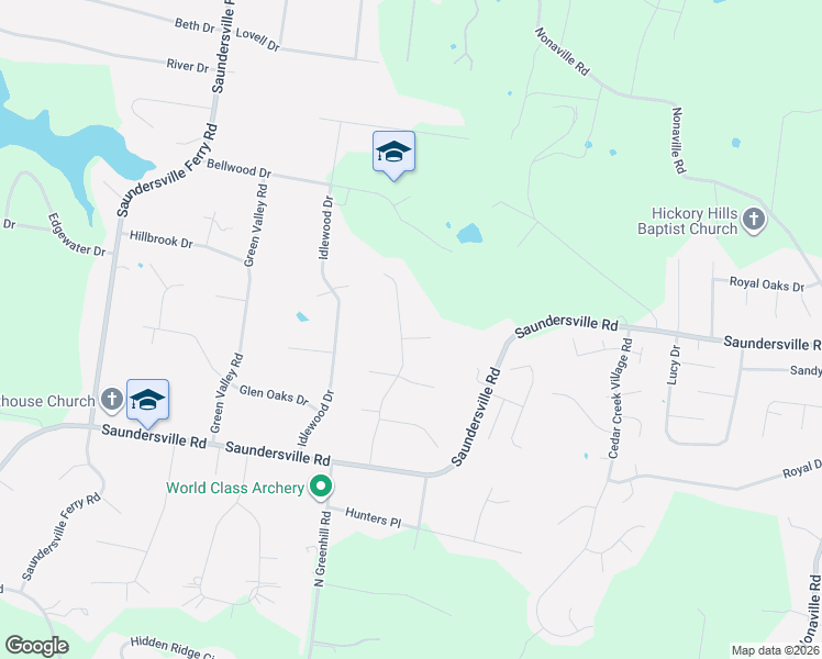 map of restaurants, bars, coffee shops, grocery stores, and more near 2024 Chesapeake Way in Mt. Juliet