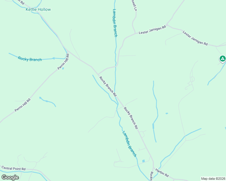 map of restaurants, bars, coffee shops, grocery stores, and more near 2571 Rocky Branch Road in Rutledge