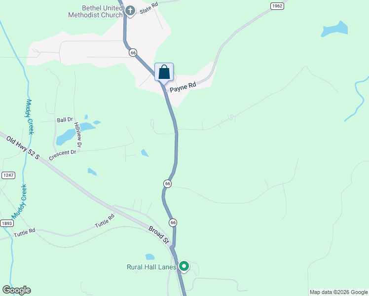 map of restaurants, bars, coffee shops, grocery stores, and more near 7907 North Carolina 66 in Rural Hall