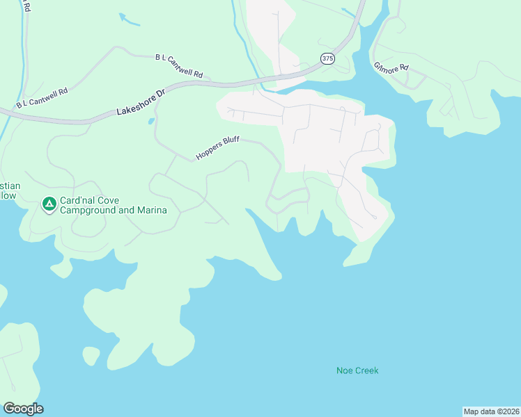 map of restaurants, bars, coffee shops, grocery stores, and more near 770 Hoppers Bluff in Rutledge