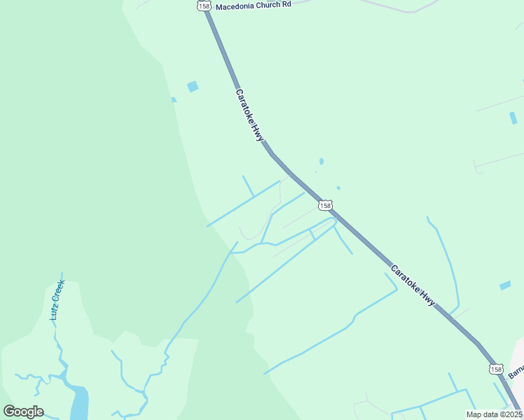 map of restaurants, bars, coffee shops, grocery stores, and more near 5978 Caratoke Highway in Poplar Branch