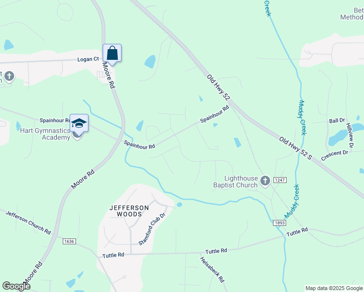 map of restaurants, bars, coffee shops, grocery stores, and more near 113 Grand Worth Way in King