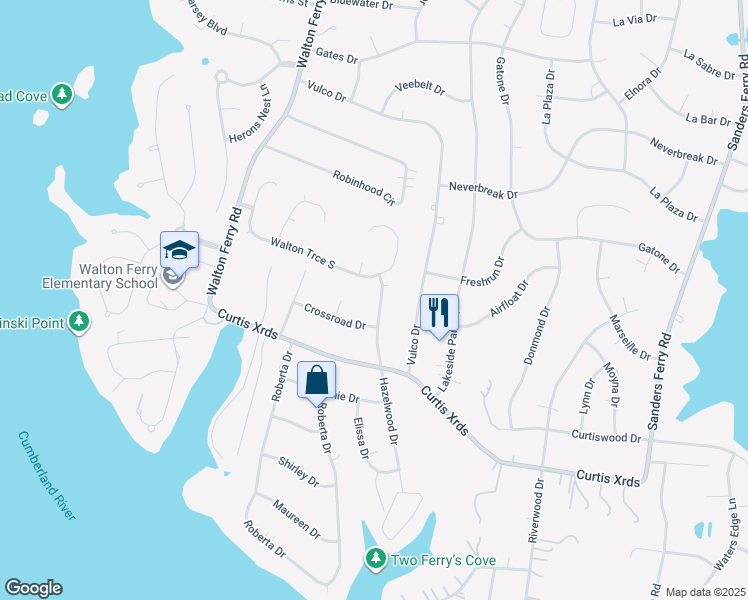 map of restaurants, bars, coffee shops, grocery stores, and more near 213 Hazelwood Drive in Hendersonville
