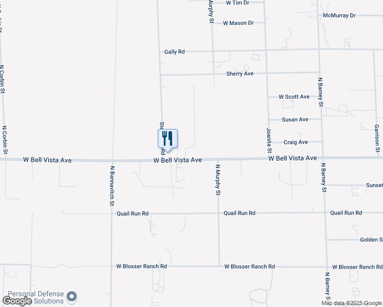 map of restaurants, bars, coffee shops, grocery stores, and more near 3620 West Bell Vista Avenue in Pahrump