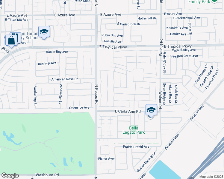 map of restaurants, bars, coffee shops, grocery stores, and more near 5721 Keystone Crest Street in North Las Vegas