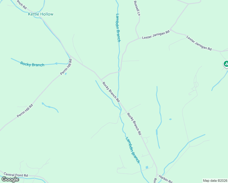 map of restaurants, bars, coffee shops, grocery stores, and more near 2571 Rocky Branch Road in Rutledge