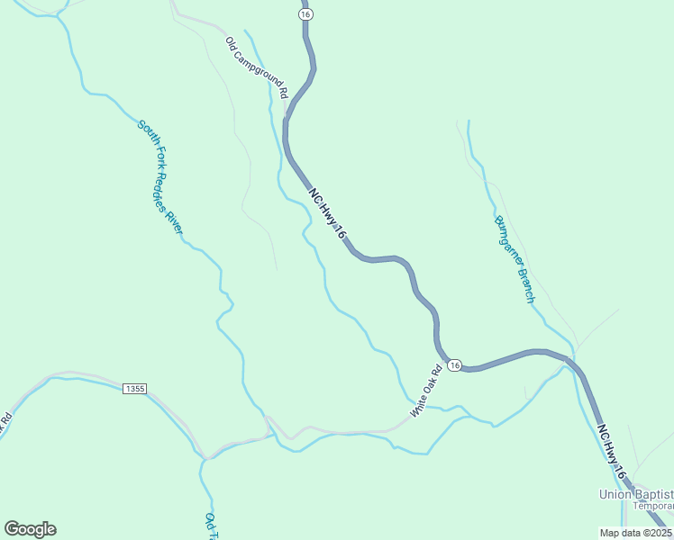 map of restaurants, bars, coffee shops, grocery stores, and more near 11351-11597 Highway 16 in Millers Creek