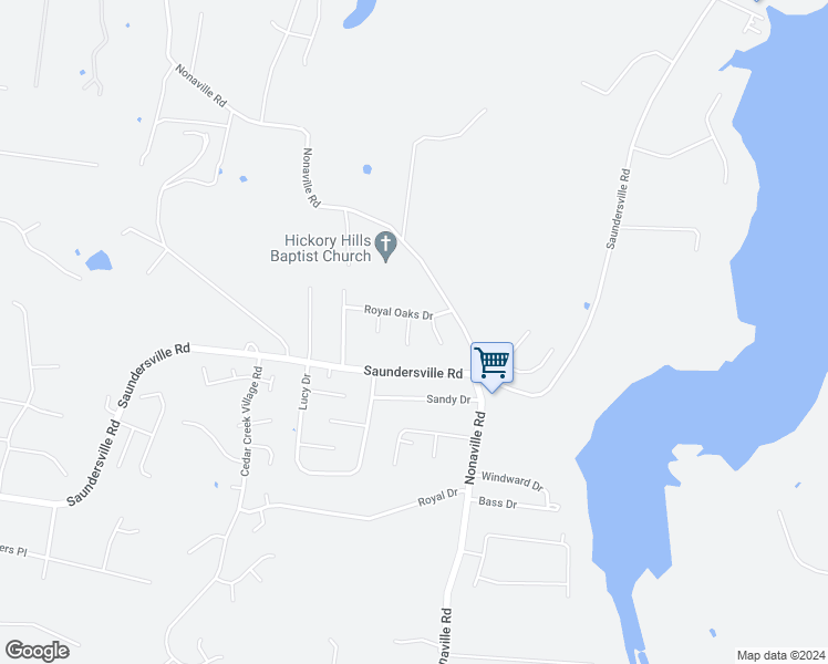map of restaurants, bars, coffee shops, grocery stores, and more near 705 Norwood Court in Mount Juliet