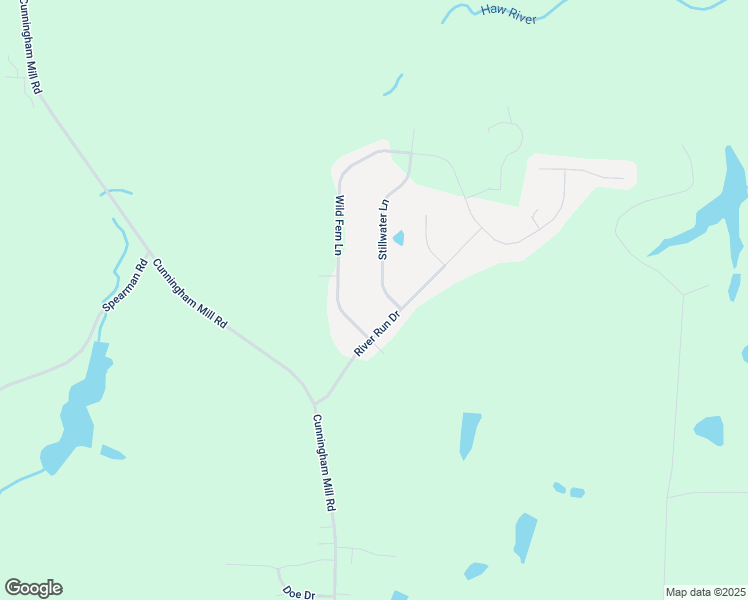 map of restaurants, bars, coffee shops, grocery stores, and more near 134 Stillwater Lane in Reidsville