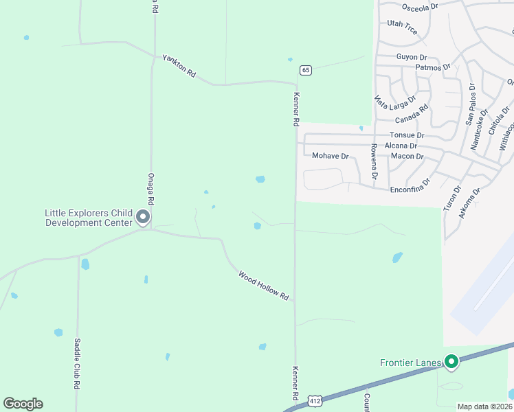 map of restaurants, bars, coffee shops, grocery stores, and more near 664 Kenner Road in Ash Flat