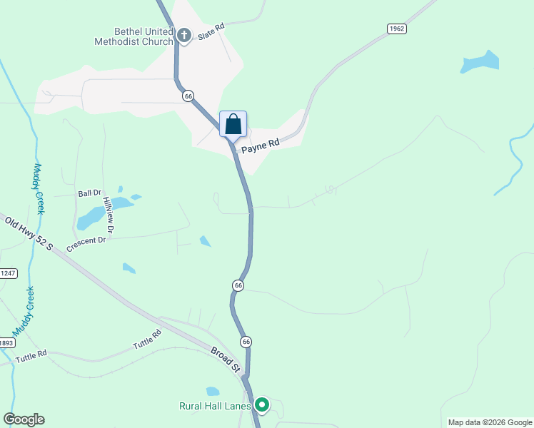 map of restaurants, bars, coffee shops, grocery stores, and more near 7907 North Carolina 66 in Rural Hall