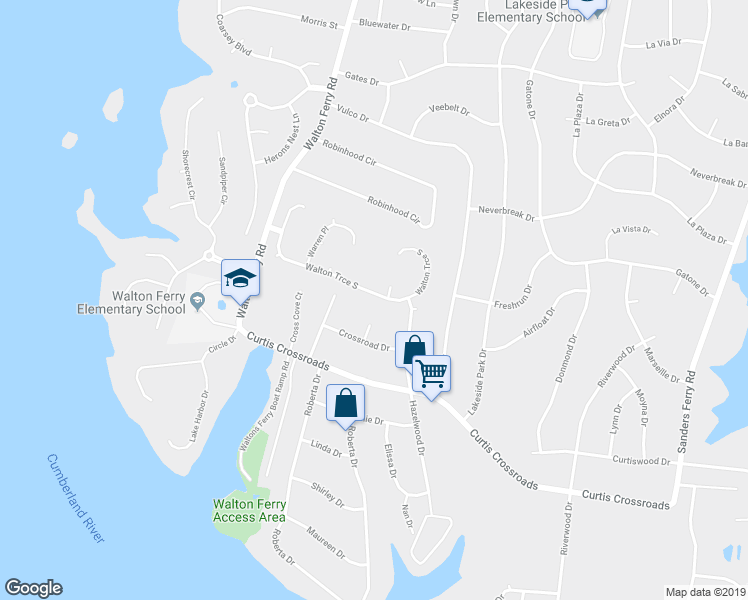 map of restaurants, bars, coffee shops, grocery stores, and more near 204 Crossroad Court in Hendersonville