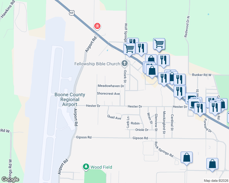 map of restaurants, bars, coffee shops, grocery stores, and more near 7 Cresthaven Lane in Harrison