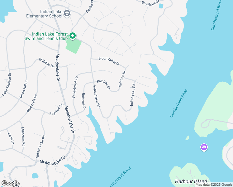 map of restaurants, bars, coffee shops, grocery stores, and more near 316 Raintree Drive in Hendersonville